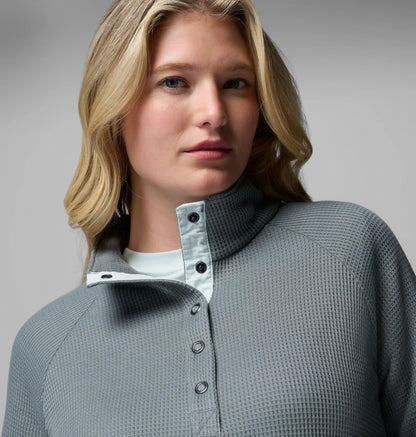 Women's Holly Hideaway Waffle Half Snap Shirt