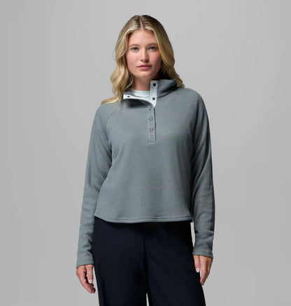Women's Holly Hideaway Waffle Half Snap Shirt