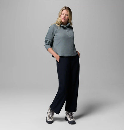 Women's Holly Hideaway Waffle Half Snap Shirt