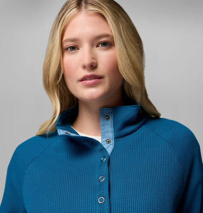 Women's Holly Hideaway Waffle Half Snap Shirt