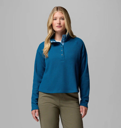 Women's Holly Hideaway Waffle Half Snap Shirt