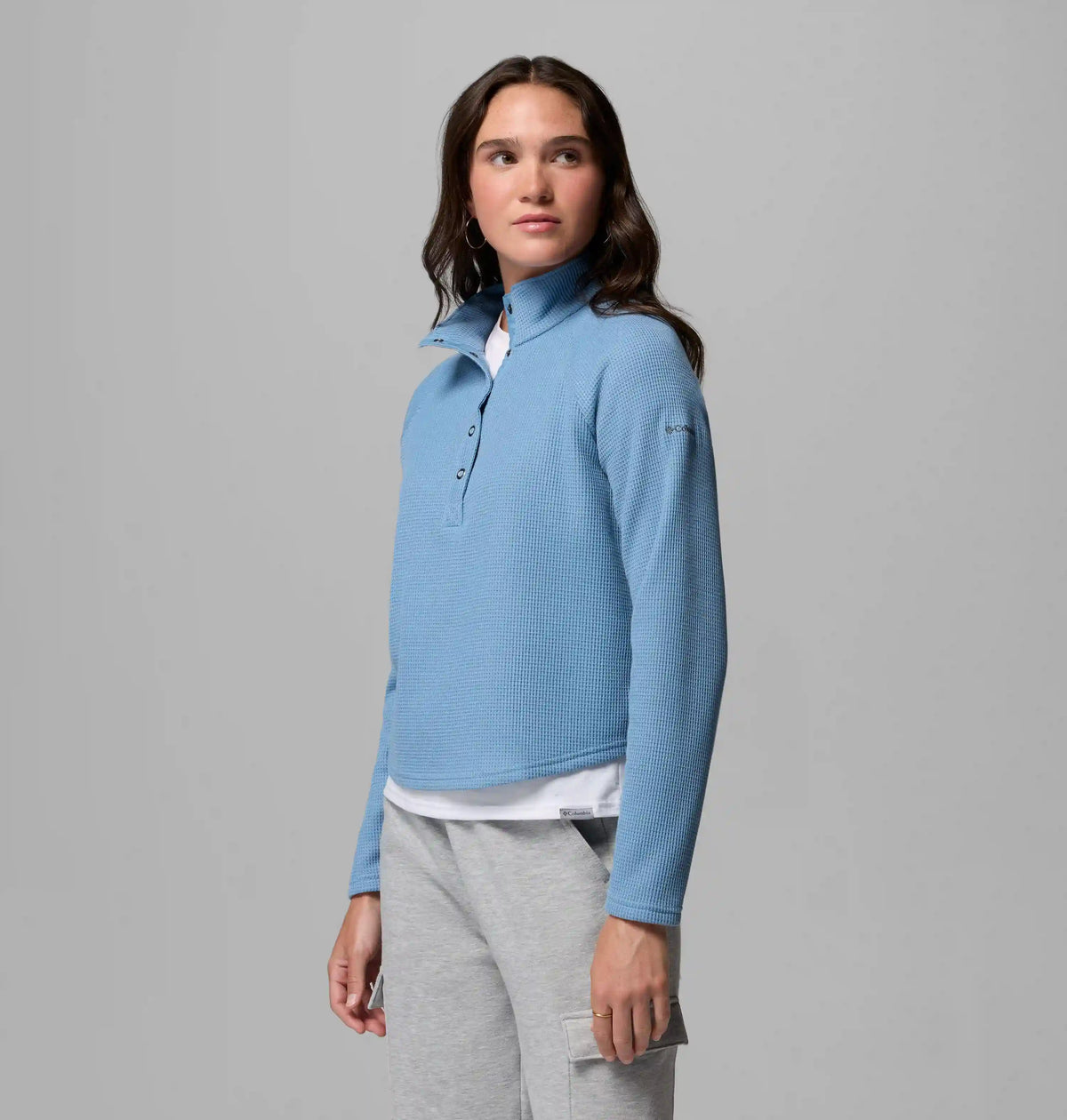 Women's Holly Hideaway Waffle Half Snap Shirt