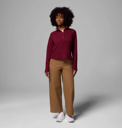 Women's Holly Hideaway Waffle Half Snap Shirt