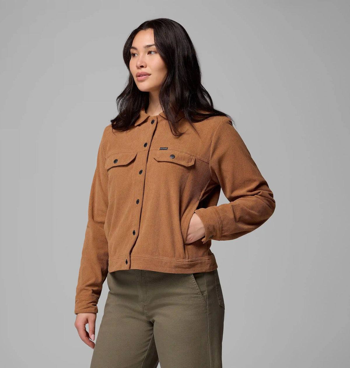 Women's Blue Point Creek Short Corduroy Shirt Jacket