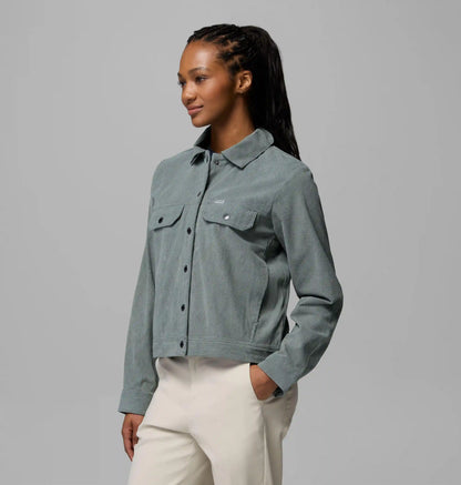 Women's Blue Point Creek Short Corduroy Shirt Jacket