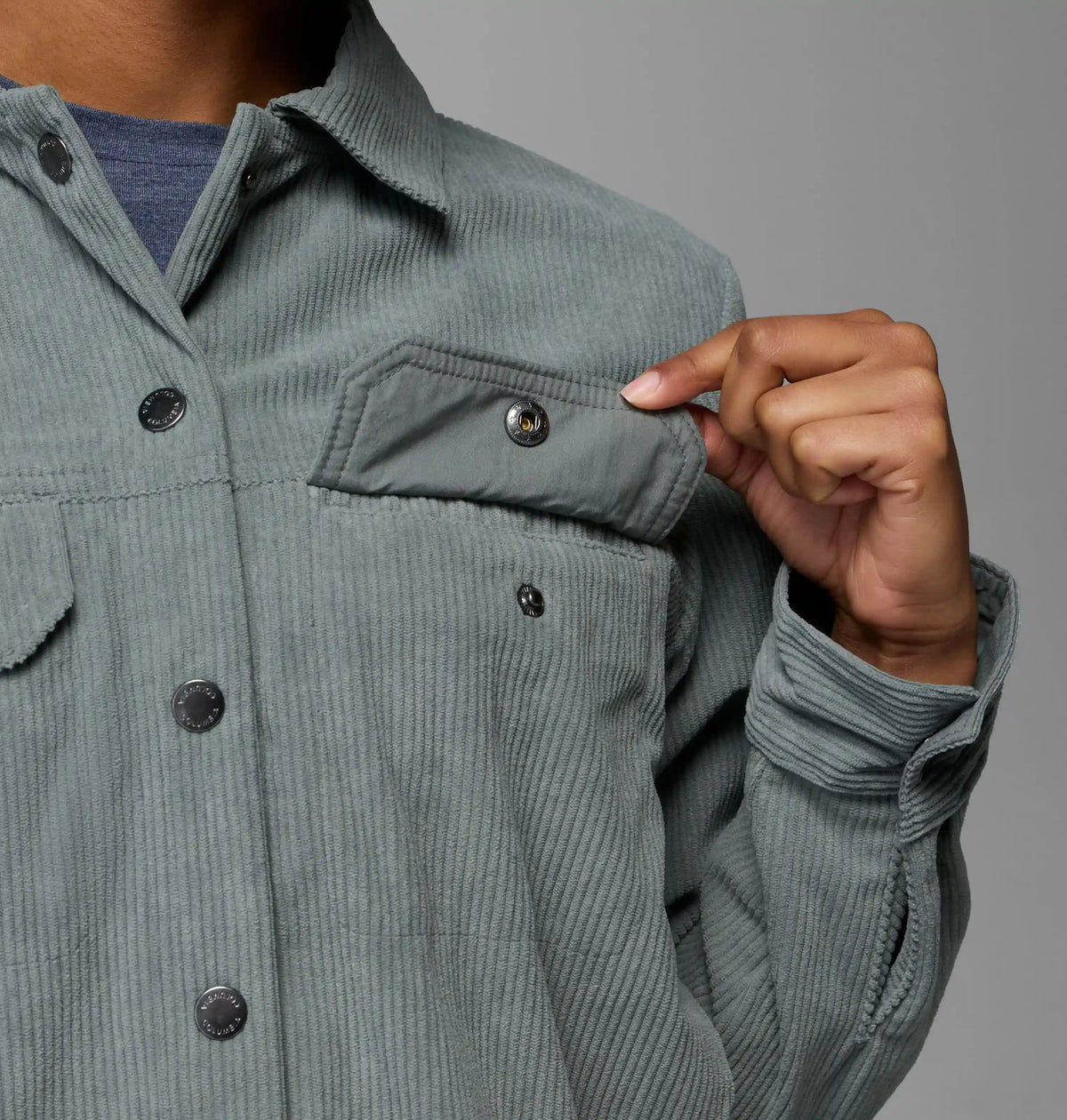 Women's Blue Point Creek Short Corduroy Shirt Jacket