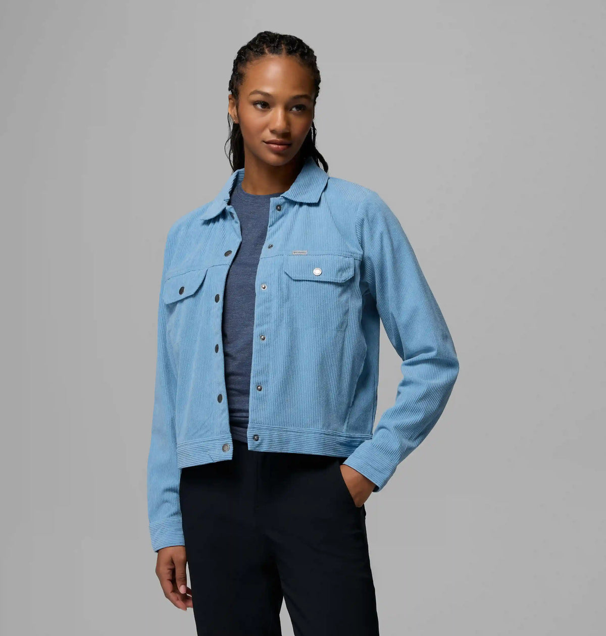 Women's Blue Point Creek Short Corduroy Shirt Jacket