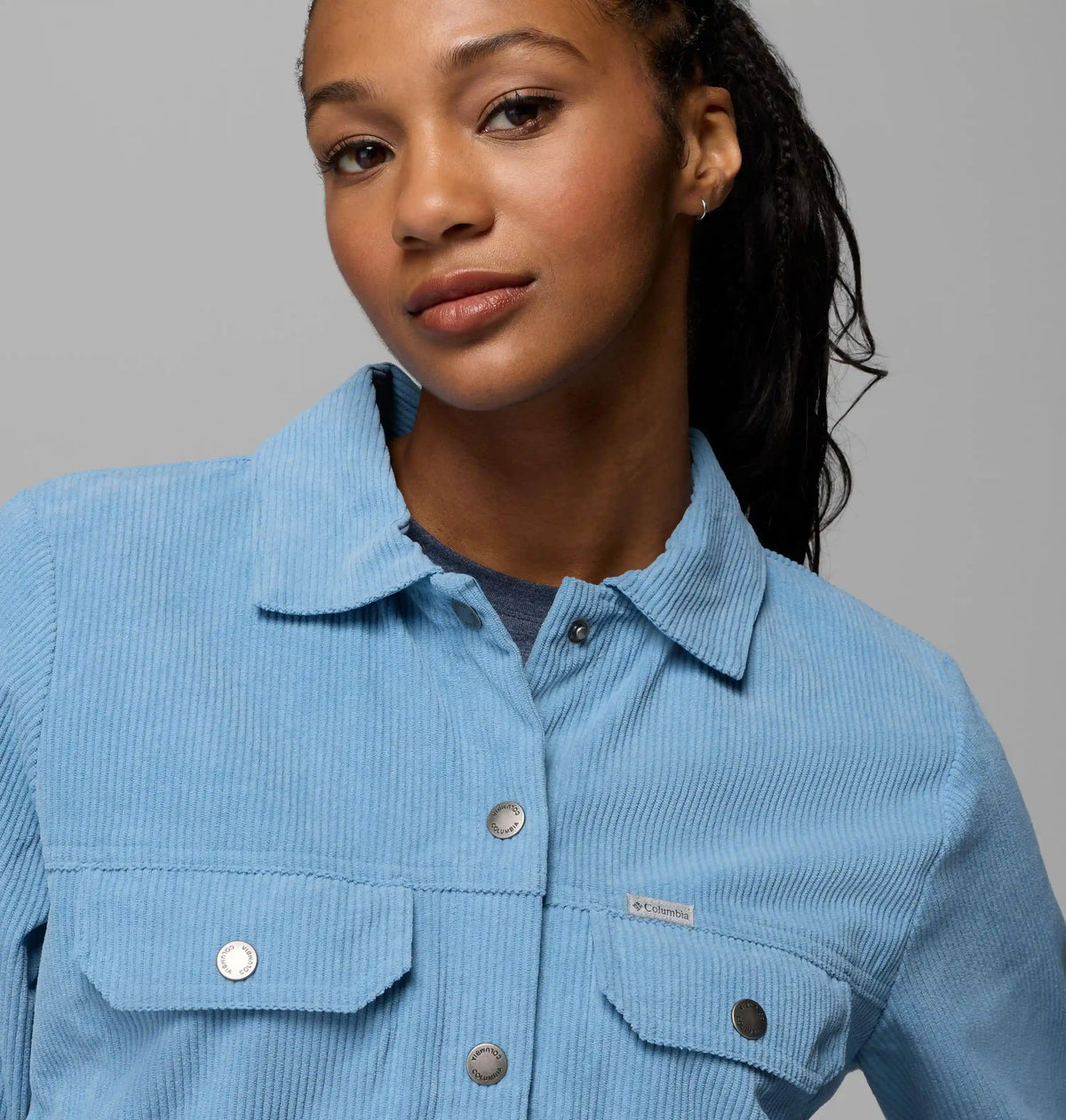 Women's Blue Point Creek Short Corduroy Shirt Jacket