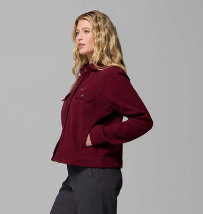 Women's Blue Point Creek Short Corduroy Shirt Jacket