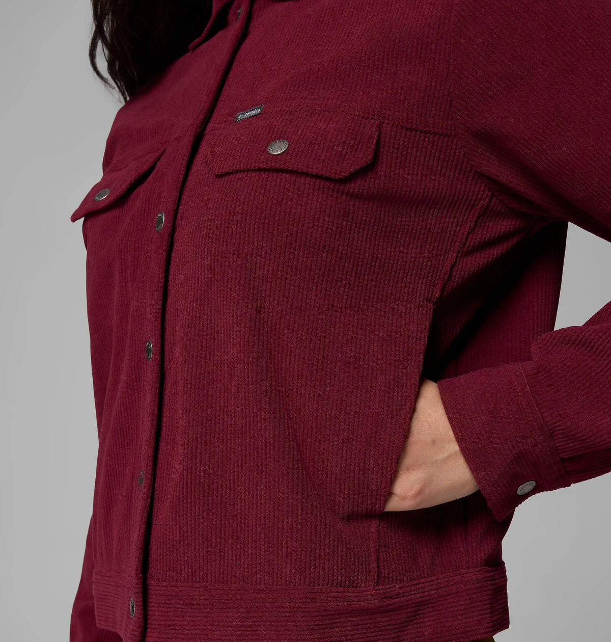 Women's Blue Point Creek Short Corduroy Shirt Jacket