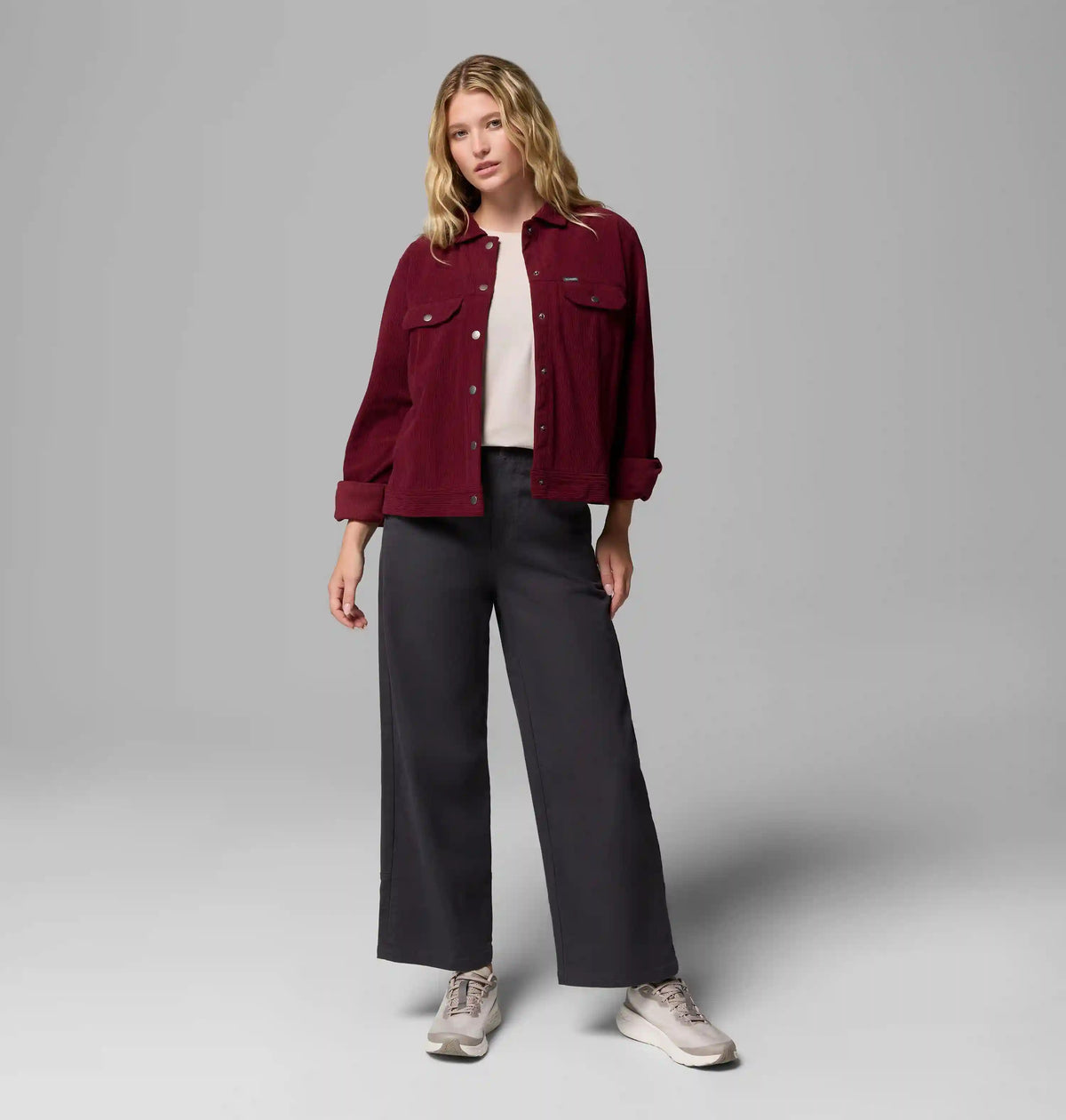 Women's Blue Point Creek Short Corduroy Shirt Jacket