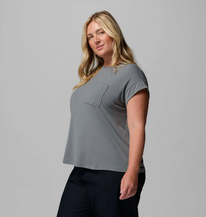 Women's Daniela Falls Short Sleeve Shirt - Plus Size