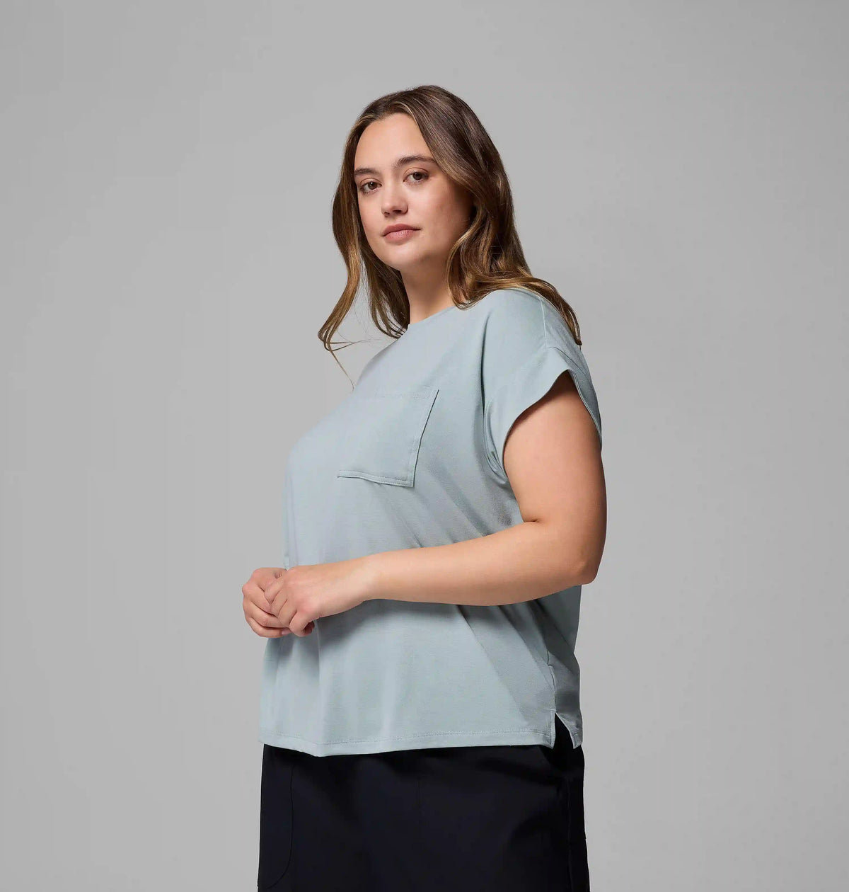 Women's Daniela Falls Short Sleeve Shirt - Plus Size