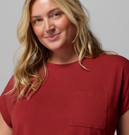 Women's Daniela Falls Short Sleeve Shirt - Plus Size