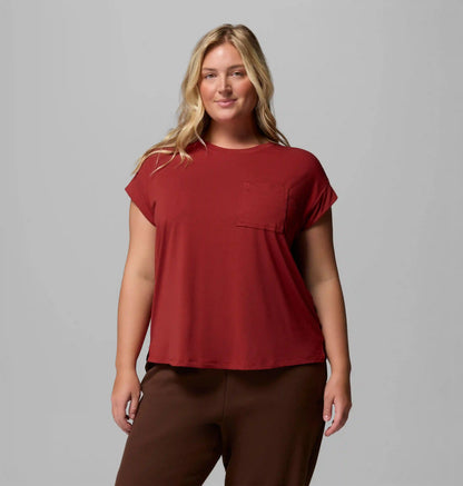 Women's Daniela Falls Short Sleeve Shirt - Plus Size