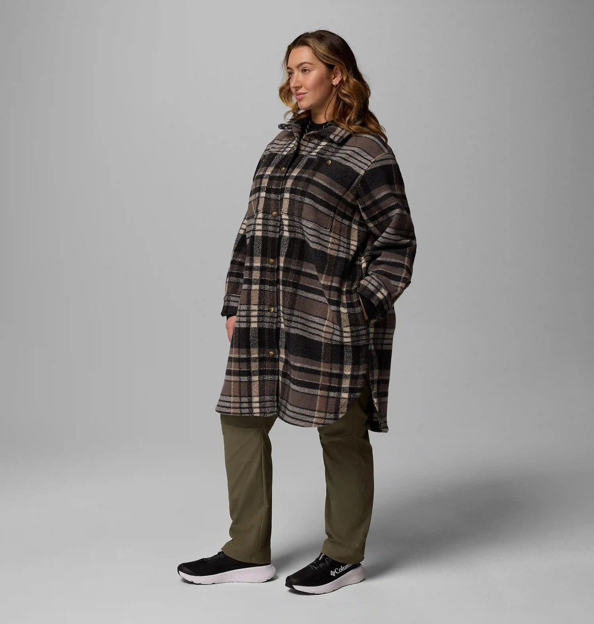 Women's Wildest Venture Long Fleece Coat - Plus Size