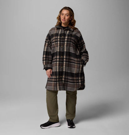 Women's Wildest Venture Long Fleece Coat - Plus Size