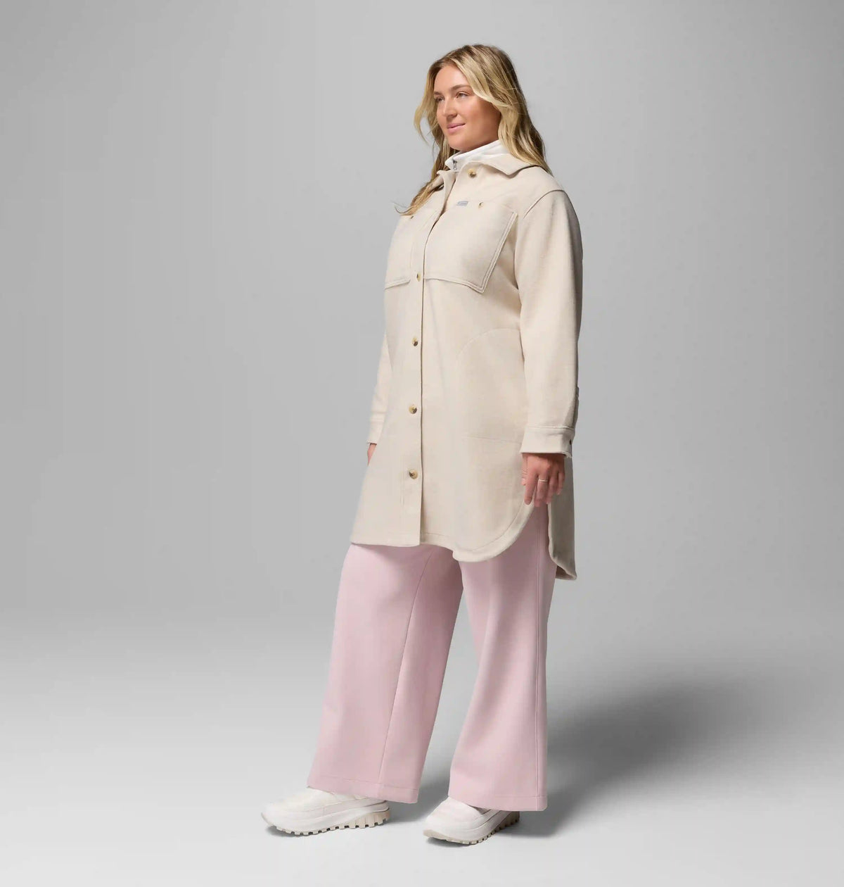 Women's Wildest Venture Long Fleece Coat - Plus Size