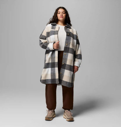 Women's Wildest Venture Long Fleece Coat - Plus Size