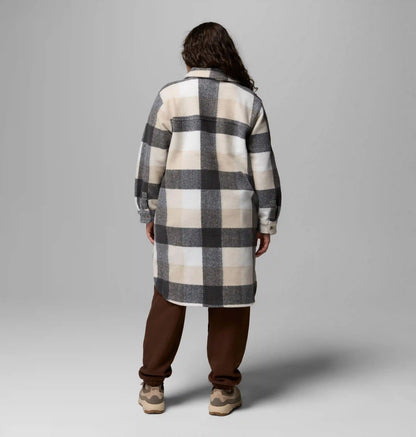 Women's Wildest Venture Long Fleece Coat - Plus Size
