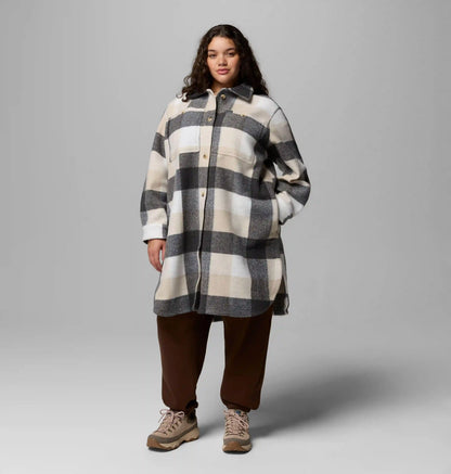 Women's Wildest Venture Long Fleece Coat - Plus Size
