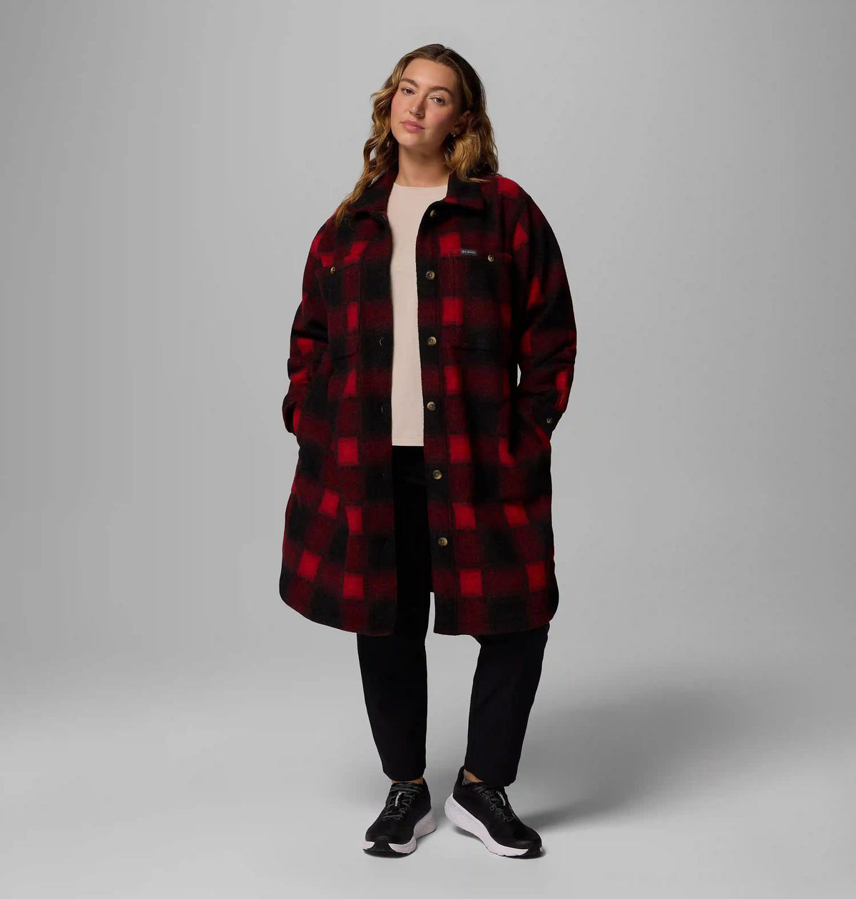 Women's Wildest Venture Long Fleece Coat - Plus Size