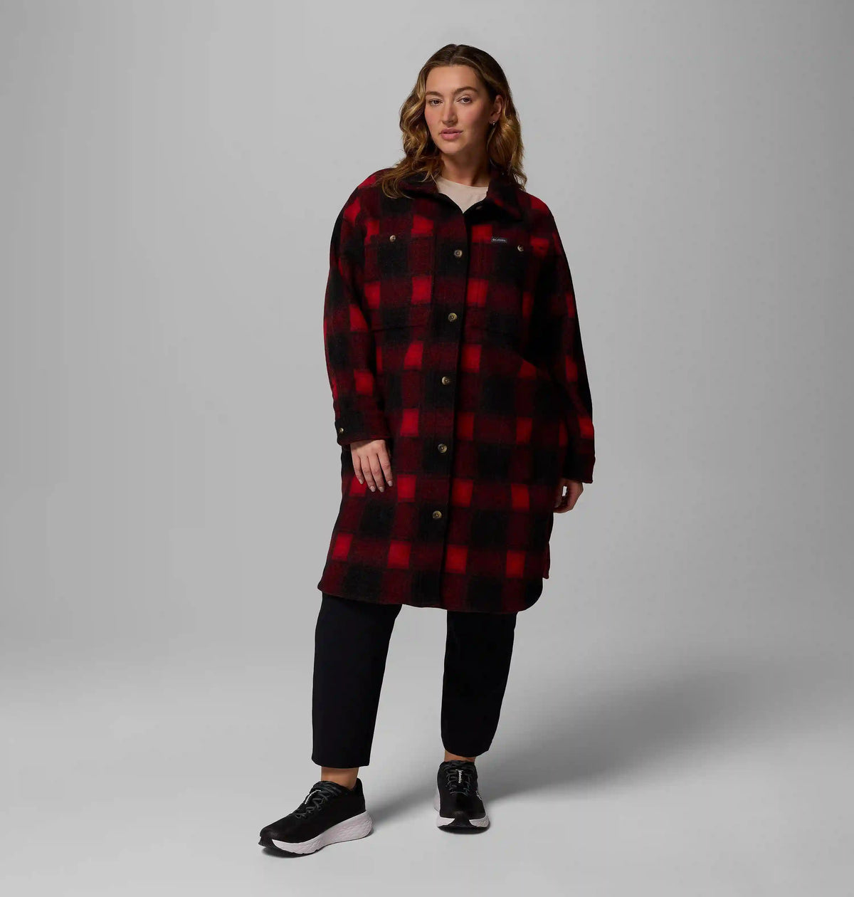 Women's Wildest Venture Long Fleece Coat - Plus Size