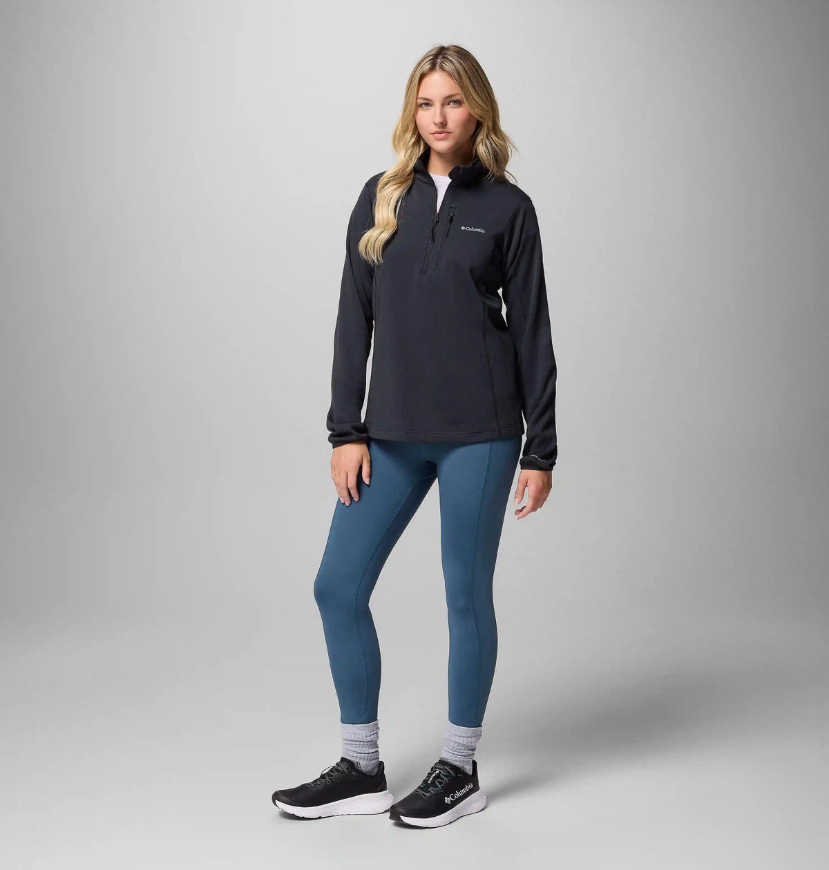 Women's Essential Hike Grid Fleece Half Zip Jacket