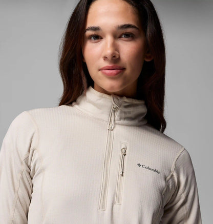 Women's Essential Hike Grid Fleece Half Zip Jacket
