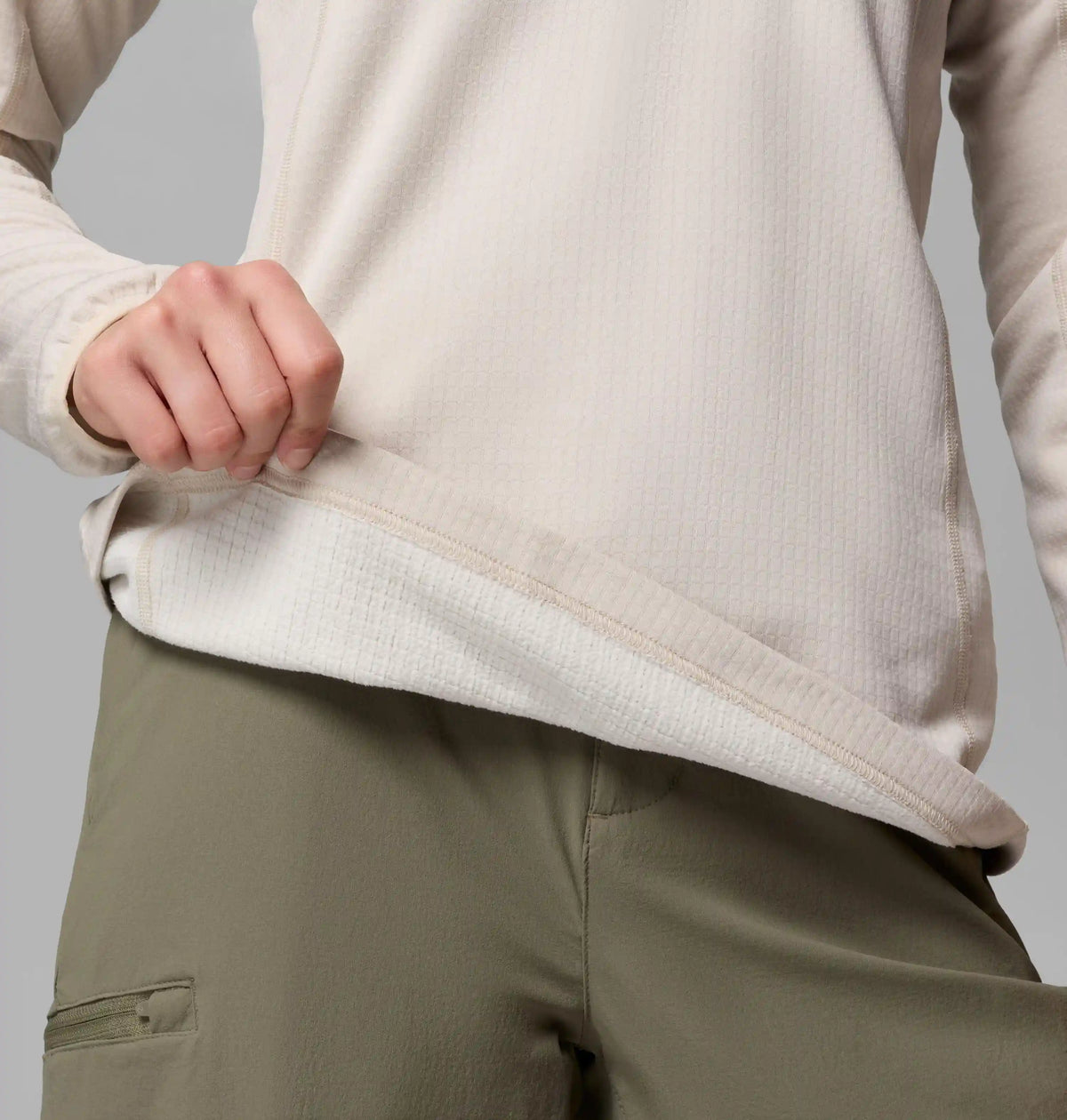 Women's Essential Hike Grid Fleece Half Zip Jacket
