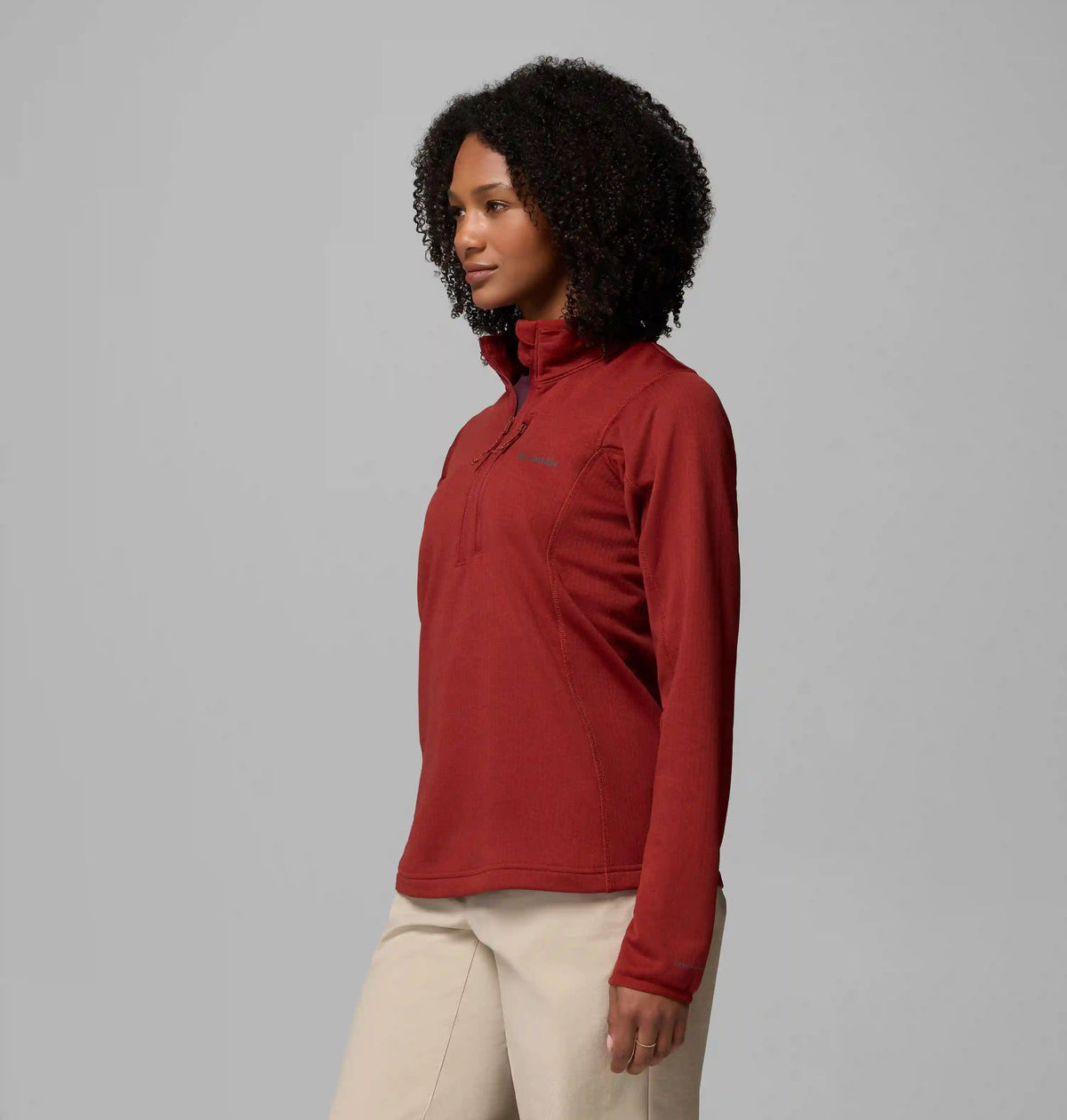 Women's Essential Hike Grid Fleece Half Zip Jacket