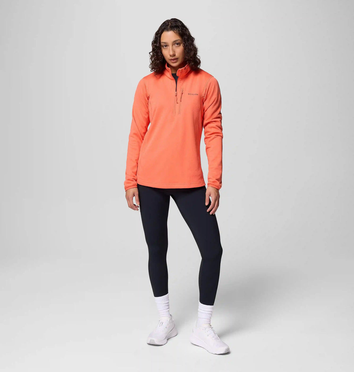 Women's Essential Hike Grid Fleece Half Zip Jacket
