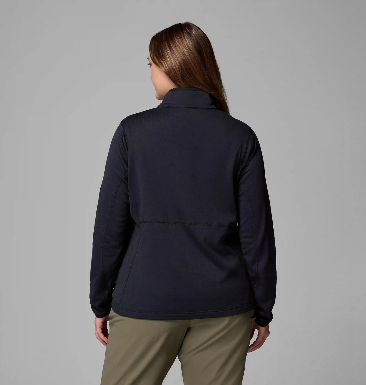 Women's Essential Hike Grid Fleece Half Zip Jacket - Plus Size