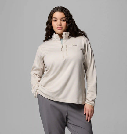 Women's Essential Hike Grid Fleece Half Zip Jacket - Plus Size