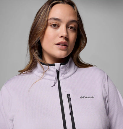 Women's Essential Hike Grid Fleece Half Zip Jacket - Plus Size