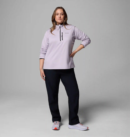 Women's Essential Hike Grid Fleece Half Zip Jacket - Plus Size