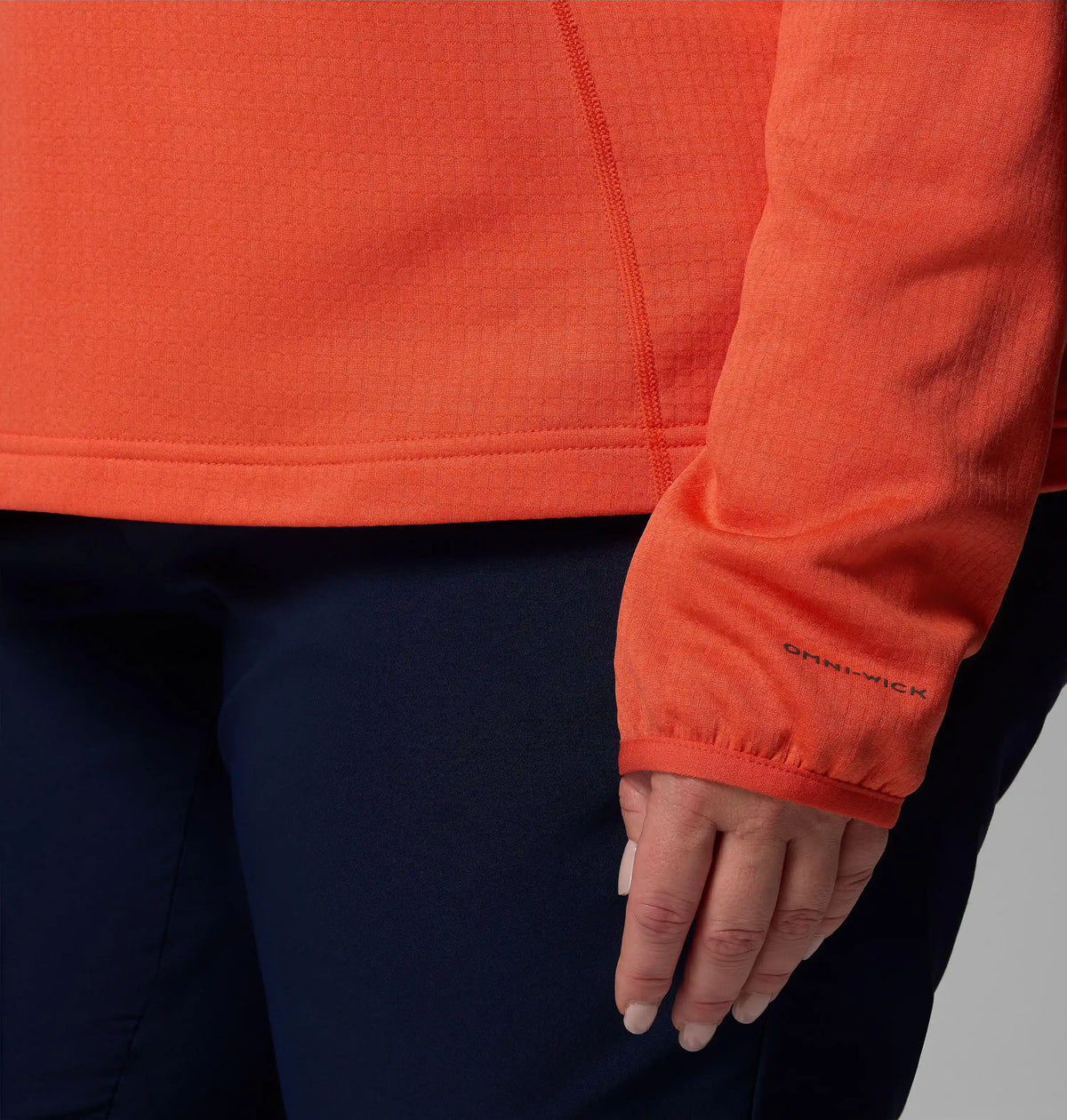 Women's Essential Hike Grid Fleece Half Zip Jacket - Plus Size