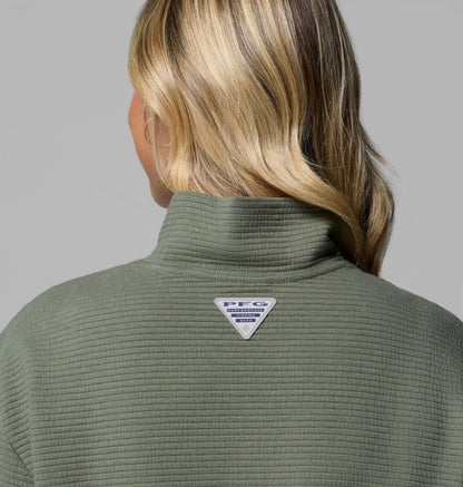 Women's PFG Open Water Mock Neck Long Sleeve Shirt