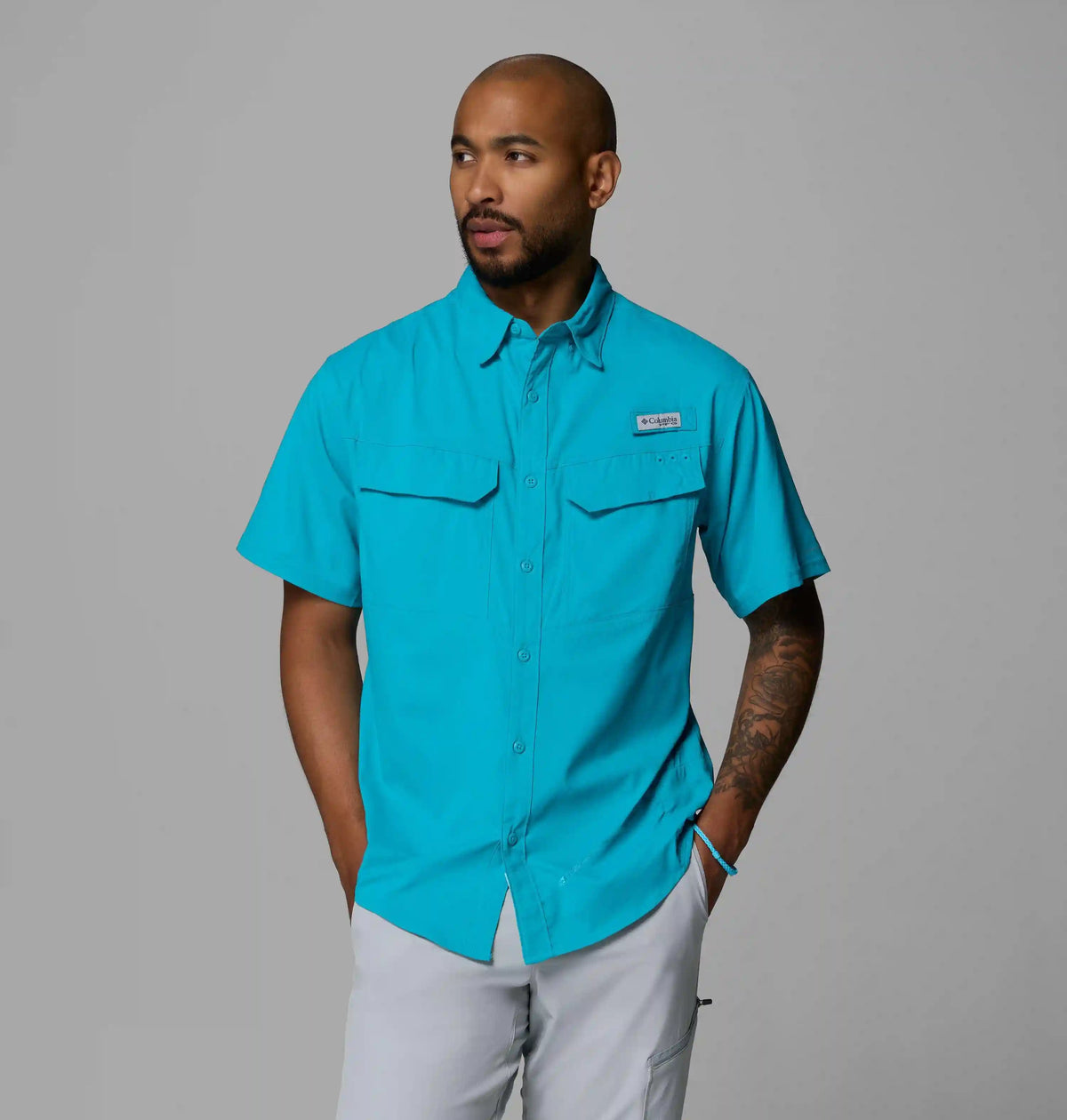 Men's PFG Skiff Guide II Short Sleeve Shirt - Tall