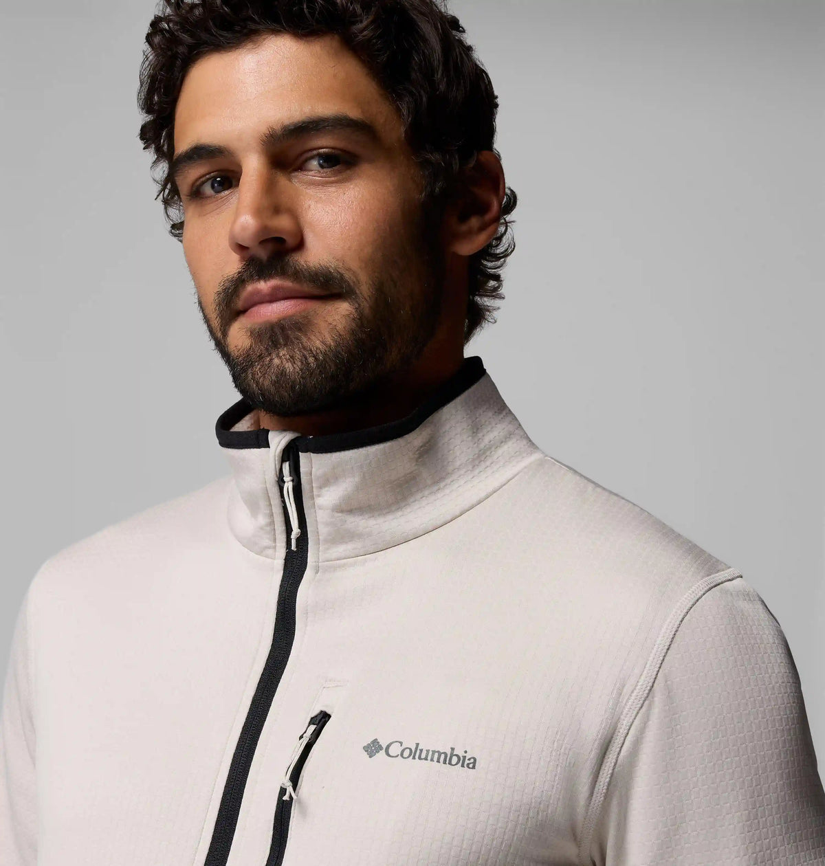 Men's Essential Hike Grid Fleece Full Zip Jacket