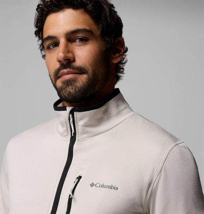 Men's Essential Hike Grid Fleece Full Zip Jacket