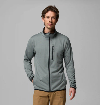 Men's Essential Hike Grid Fleece Full Zip Jacket