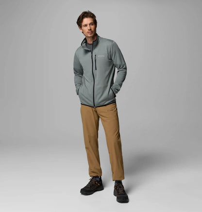 Men's Essential Hike Grid Fleece Full Zip Jacket