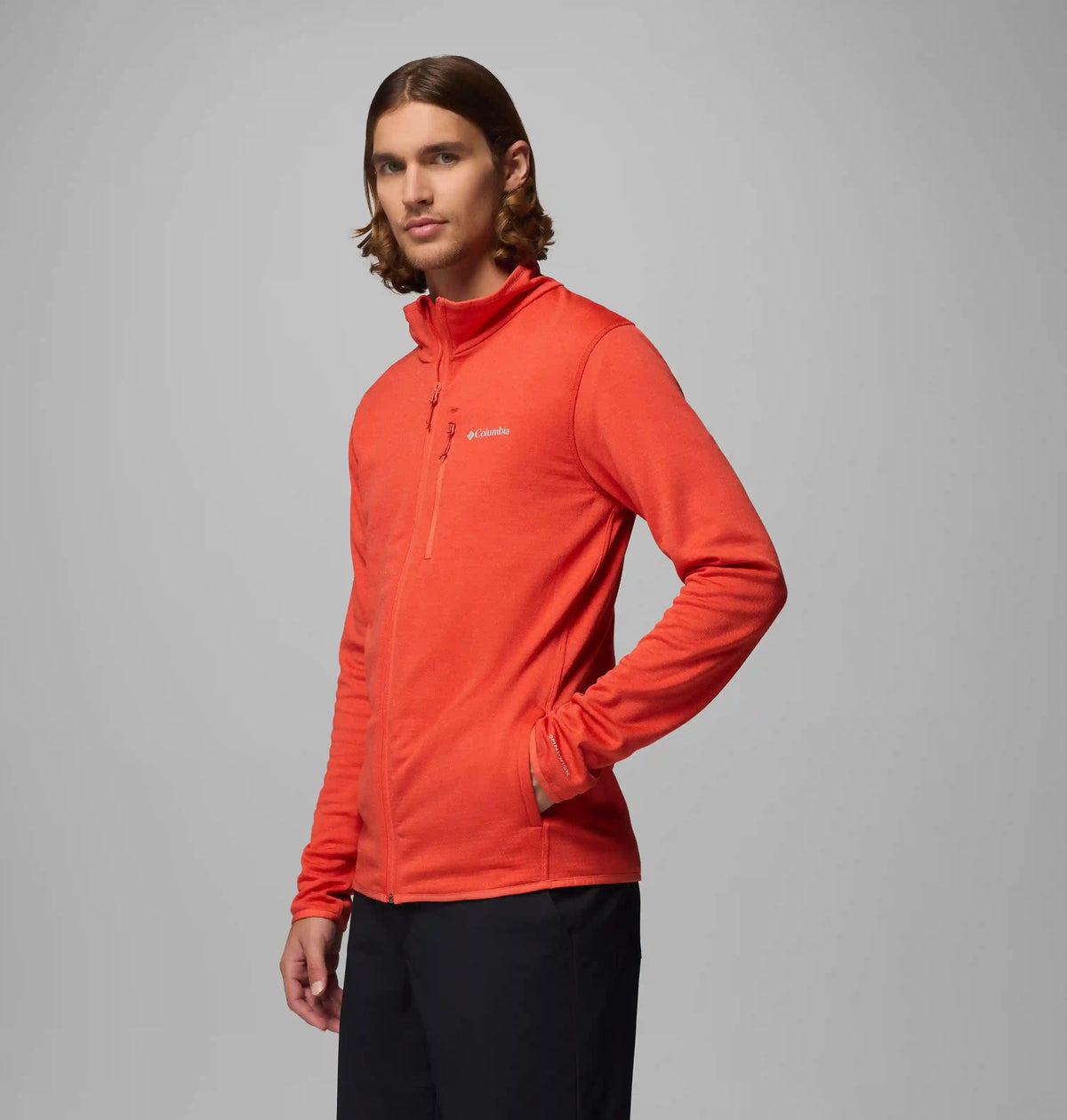 Men's Essential Hike Grid Fleece Full Zip Jacket