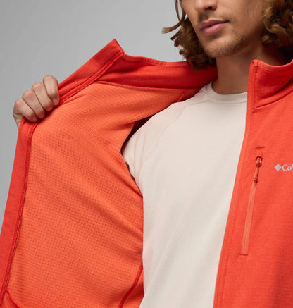 Men's Essential Hike Grid Fleece Full Zip Jacket