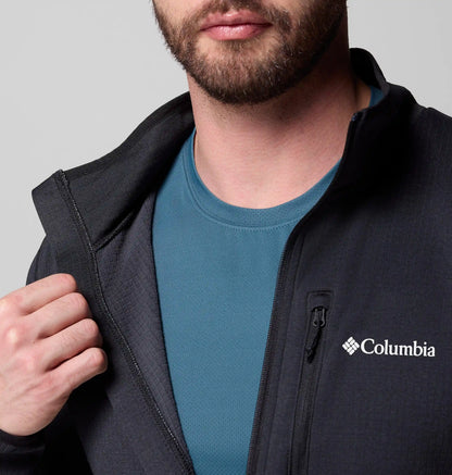 Men's Essential Hike Grid Fleece Full Zip Jacket - Tall