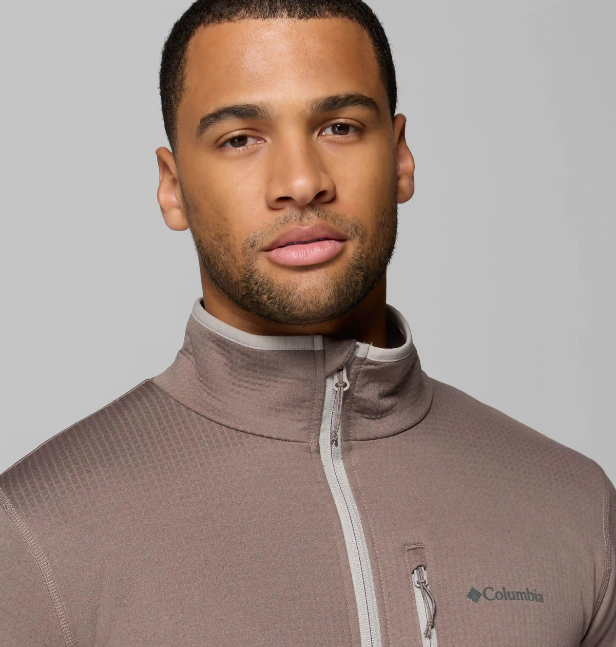 Men's Essential Hike Grid Fleece Full Zip Jacket - Tall