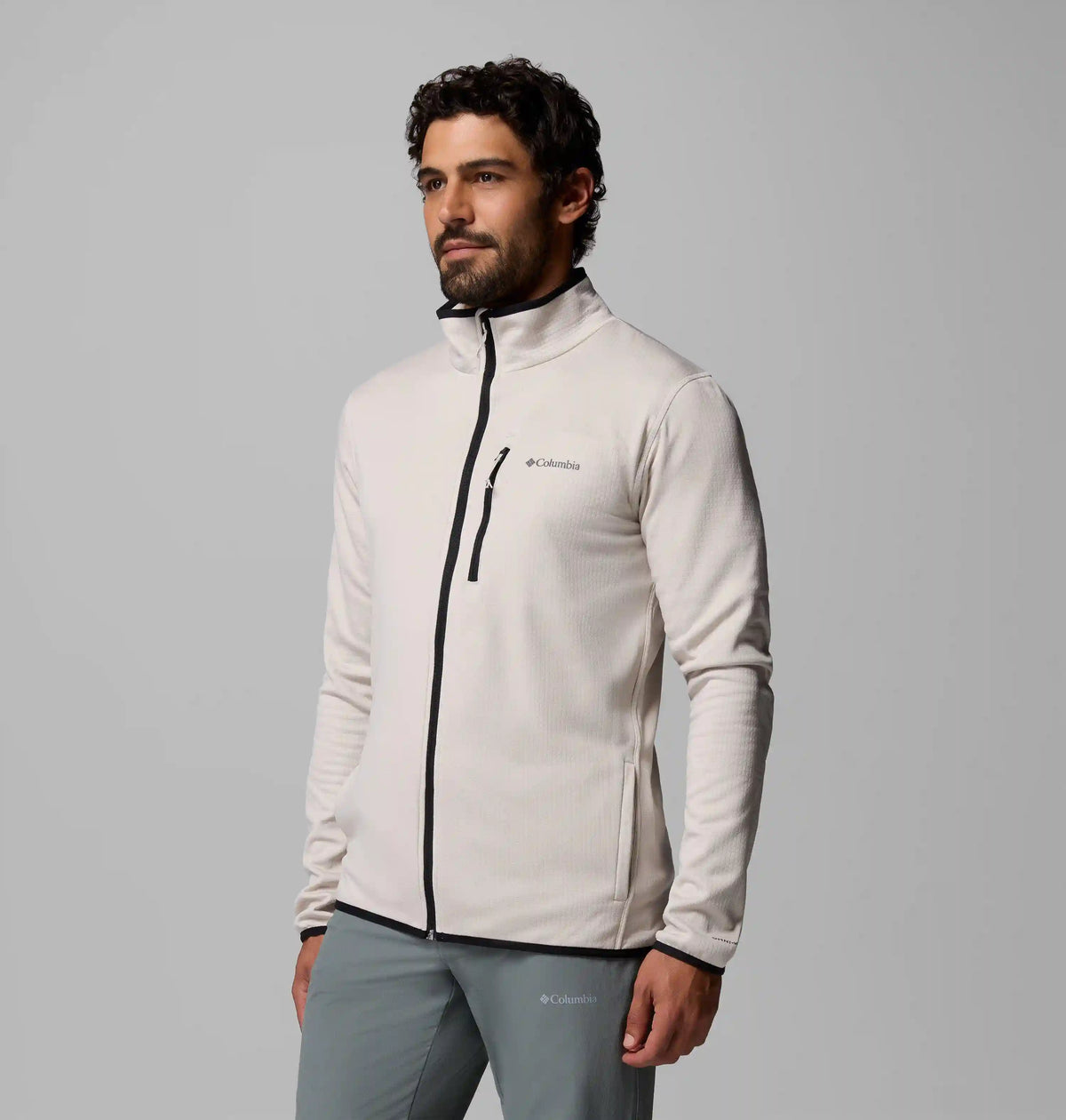 Men's Essential Hike Grid Fleece Full Zip Jacket - Tall