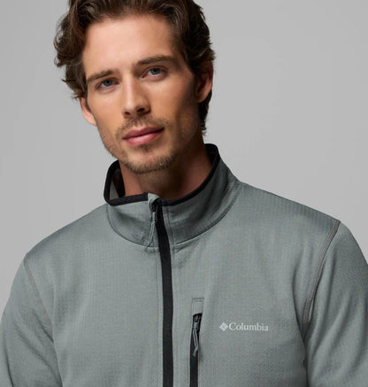 Men's Essential Hike Grid Fleece Full Zip Jacket - Tall