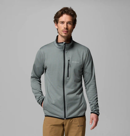Men's Essential Hike Grid Fleece Full Zip Jacket - Tall